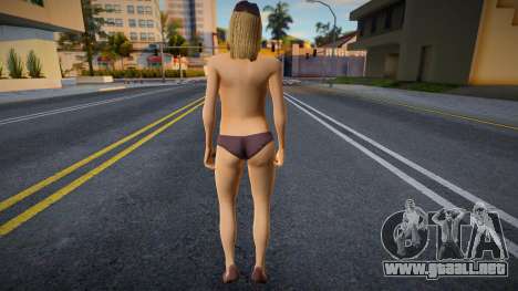 Improved HD Topless Michelle para GTA San Andreas