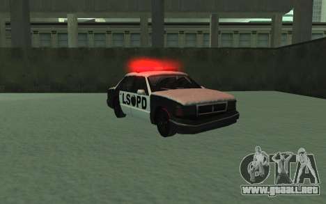 Winter Police LS Retexture para GTA San Andreas