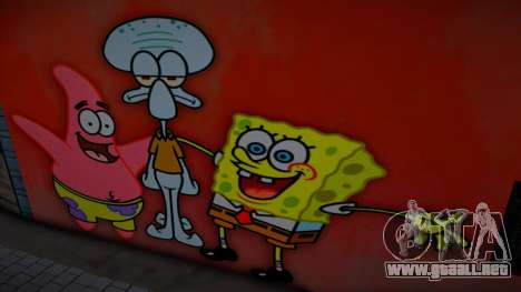 Spongebob Wall 2 para GTA San Andreas