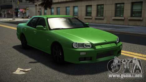 Nissan Skyline ER34 ST-R para GTA 4