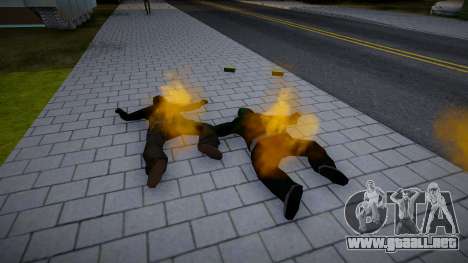 Ped Fire Fix - Burning Pedestrians v1.1 para GTA San Andreas