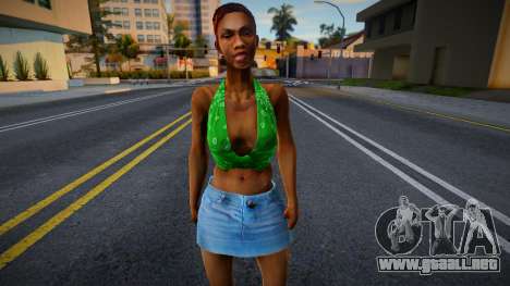 Kendl HD with facial animation para GTA San Andreas