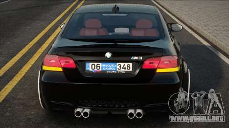 BMW M3 E92 Akdere para GTA San Andreas