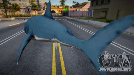 Scary Exaggerated Shark With Long Teeth o Tiburo para GTA San Andreas