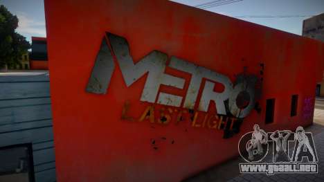 Metro 2033 Last Night Mural 3 para GTA San Andreas