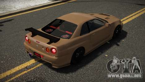 Nissan Skyline R34 MS Nismo para GTA 4