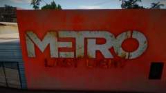 Metro 2033 Last Night Mural para GTA San Andreas