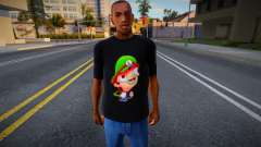 Luigi Meme Shirt para GTA San Andreas