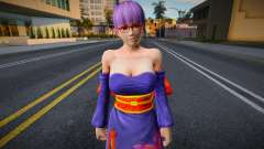 Dead Or Alive 5 - Ayane (Costume 3) v3 para GTA San Andreas