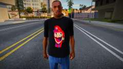 Mario Meme Shirt para GTA San Andreas