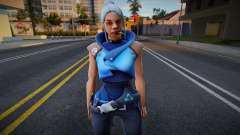Skin id 162 cosplay Jett From Valorant para GTA San Andreas