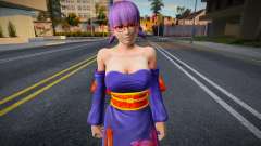 Dead Or Alive 5 - Ayane (Costume 3) v1 para GTA San Andreas