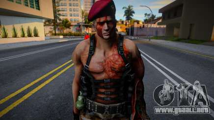 Jack Krauser HD version Retuxtured v4 para GTA San Andreas