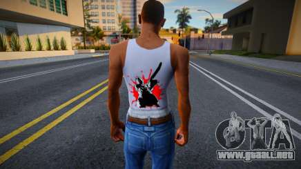 T-Shirt Leatherface for CJ para GTA San Andreas