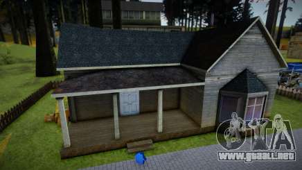 New Home of the CJ in Angel Pine para GTA San Andreas