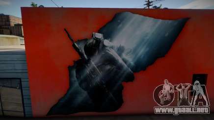 Metro 2033 Last Night Mural 4 para GTA San Andreas