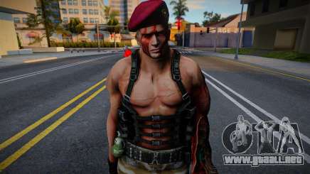 Jack Krauser HD version Retuxtured v6 para GTA San Andreas