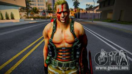 Jack Krauser HD version Retuxtured v11 para GTA San Andreas