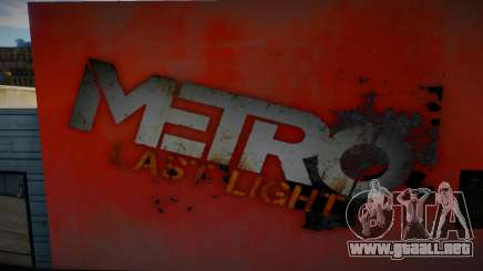 Metro 2033 Last Night Mural 3 para GTA San Andreas