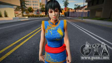 Dead Or Alive 5 - Pai Chan (Costume 1) v1 para GTA San Andreas