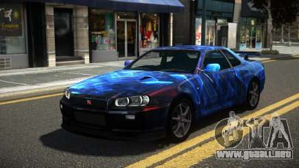 Nissan Skyline R34 GT-R RX-I S12 para GTA 4