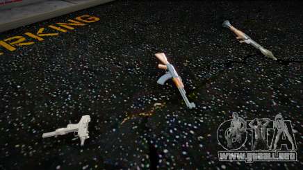 Pickups Mod GTA 4 Style On the ground (Without L para GTA San Andreas