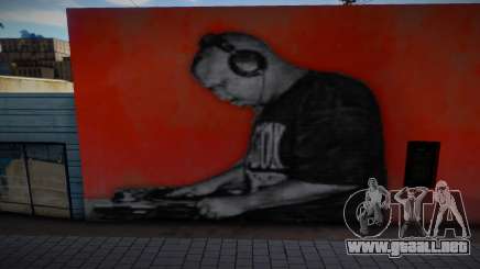 DJ Screw Wall Mural para GTA San Andreas