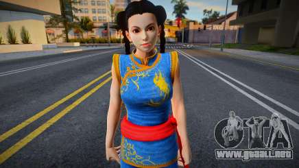 Dead Or Alive 5 - Pai Chan (Costume 1) v2 para GTA San Andreas