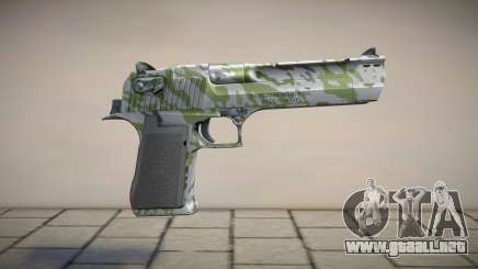 Desert Eagle Jungle Camo para GTA San Andreas