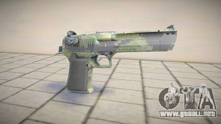 Desert Eagle Vietnam Camo para GTA San Andreas