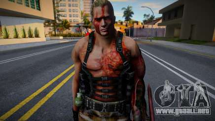 Jack Krauser HD version Retuxtured v10 para GTA San Andreas