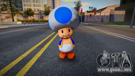 Tod Traje Azul de Super Mario 3D World de Wii U para GTA San Andreas