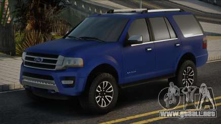 Ford Expedition 2015 Platinum Blue para GTA San Andreas