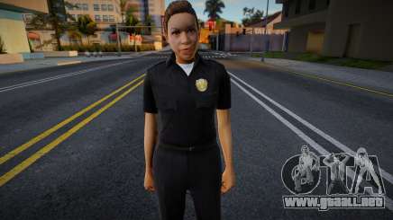 New Girl Cop with facial animation v1 para GTA San Andreas