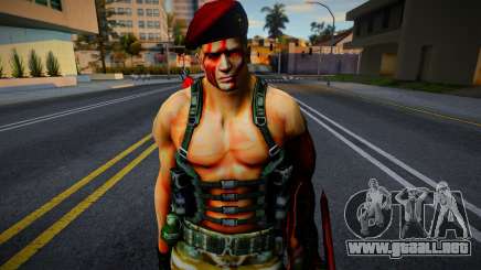 Jack Krauser HD version Retuxtured v2 para GTA San Andreas