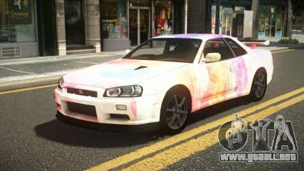 Nissan Skyline R34 GT-R RX-I S11 para GTA 4