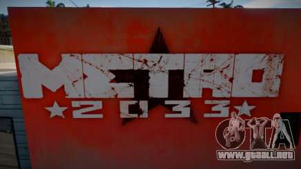 Metro 2033 Last Night Mural 5 para GTA San Andreas