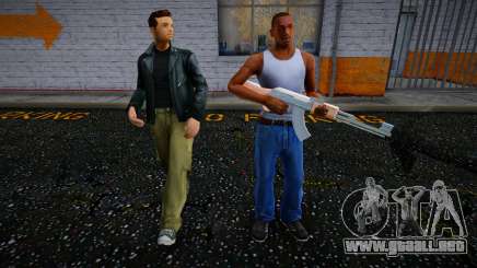 Call Claude from GTA III for your protection para GTA San Andreas