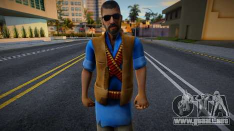 White mercenary v1 para GTA San Andreas