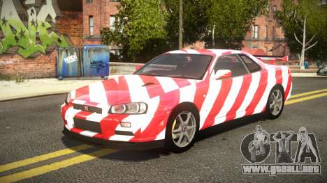 Nissan Skyline R34 ST-L S6 para GTA 4