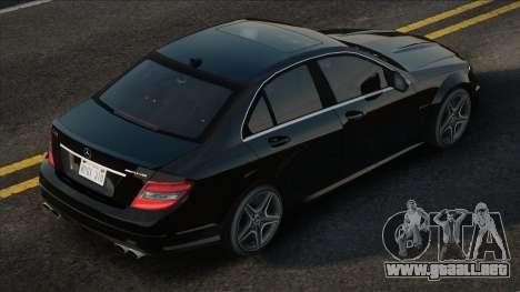 Mercedes-Benz C 63 (W204) 2008 para GTA San Andreas