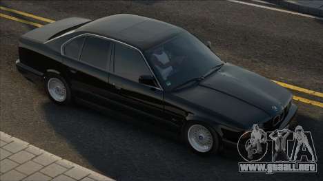 BMW E34 Negro en Stoke para GTA San Andreas