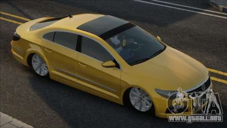 Volkswagen Passat CC Yellow para GTA San Andreas
