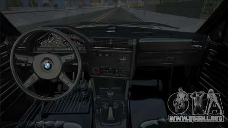 BMW E30 Plata para GTA San Andreas