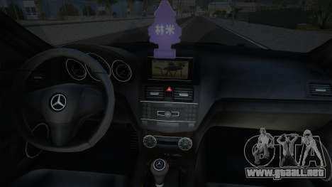 Mercedes-Benz C 63 (W204) 2008 para GTA San Andreas