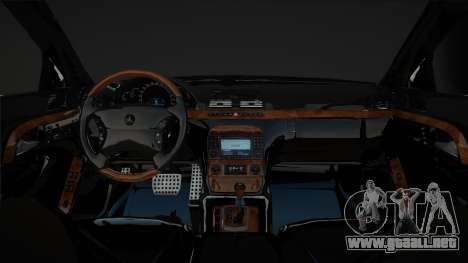 Mercedes-Benz S600 Negro Stock para GTA San Andreas