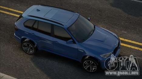 BMW X5M Azul para GTA San Andreas