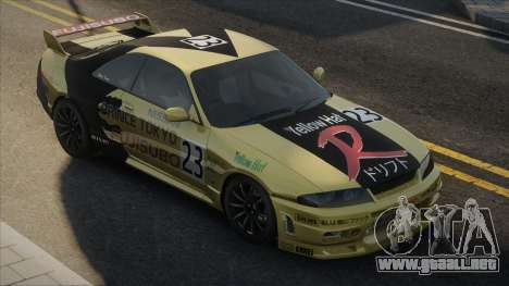 Nissan Skyline R33 Sticker para GTA San Andreas