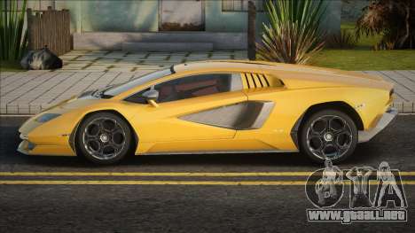 Lamborghini Countach LPI 800-4 Yellow para GTA San Andreas