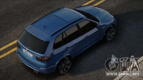 BMW X5M Azul para GTA San Andreas